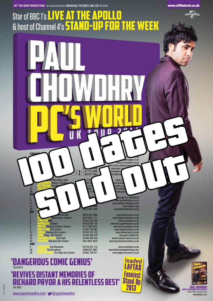 paul chowdhry tour leicester